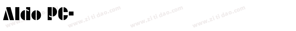 Aldo PC字体转换